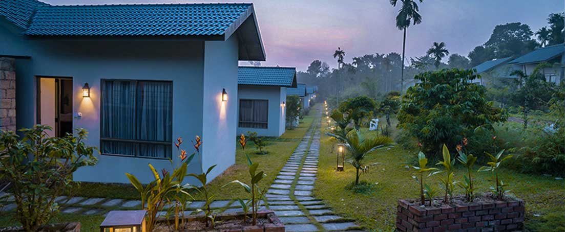 Private pool villas in Wayanad